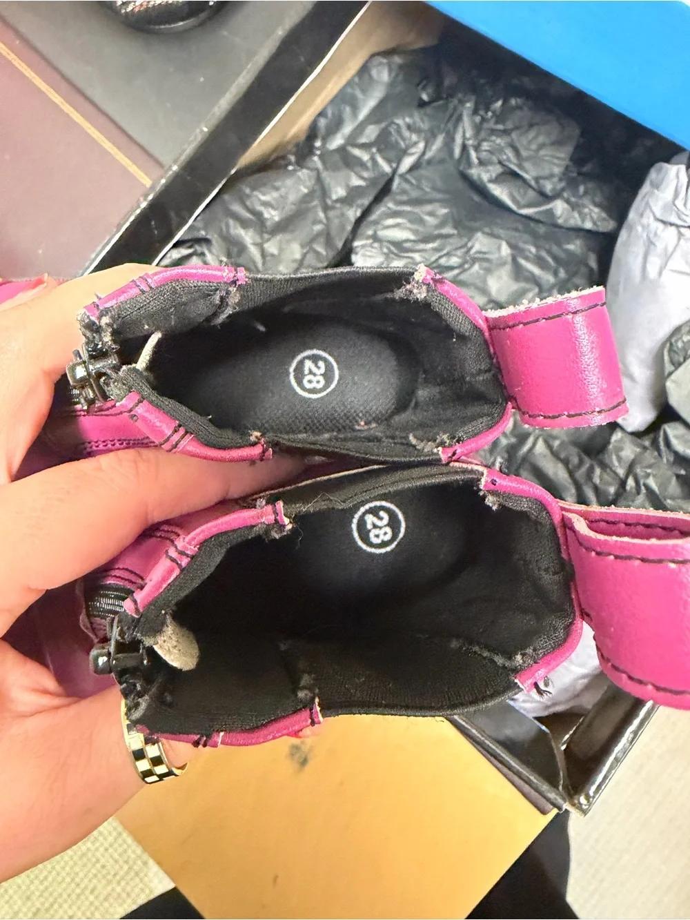 Toddlers sz 10/11 Pink paddock riding boots